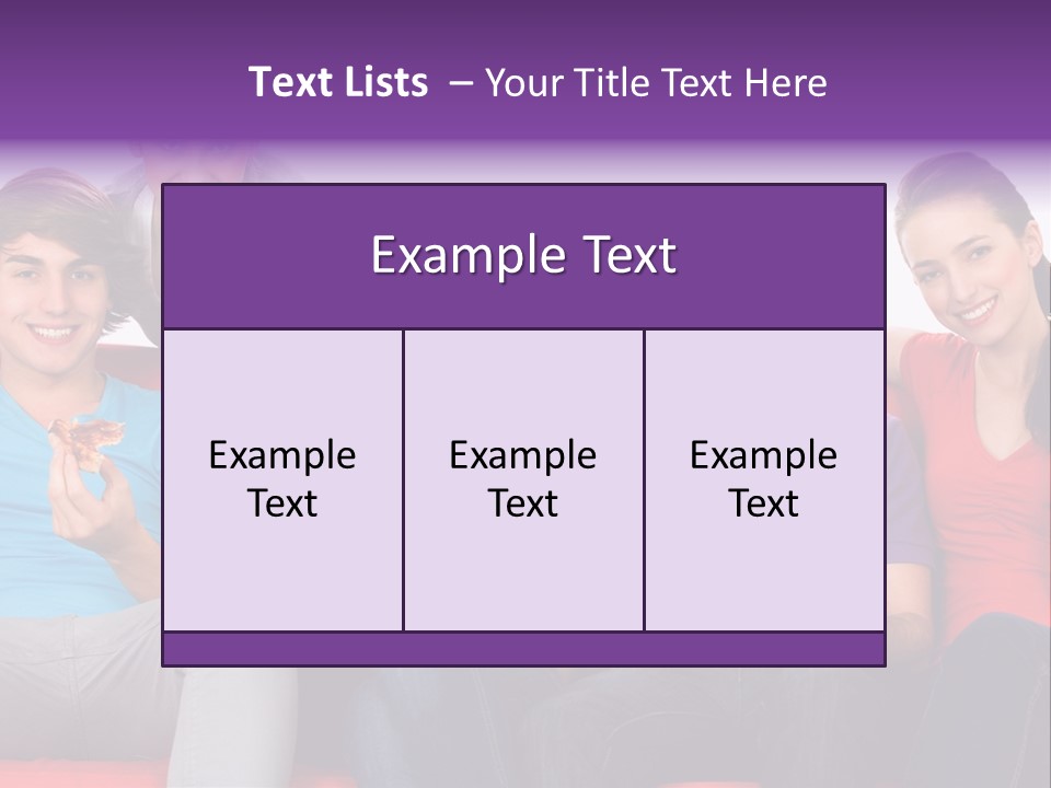 Teen Couch Remote PowerPoint Template