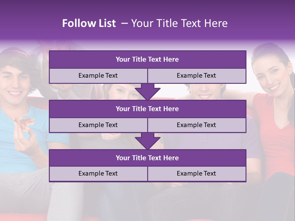 Teen Couch Remote PowerPoint Template