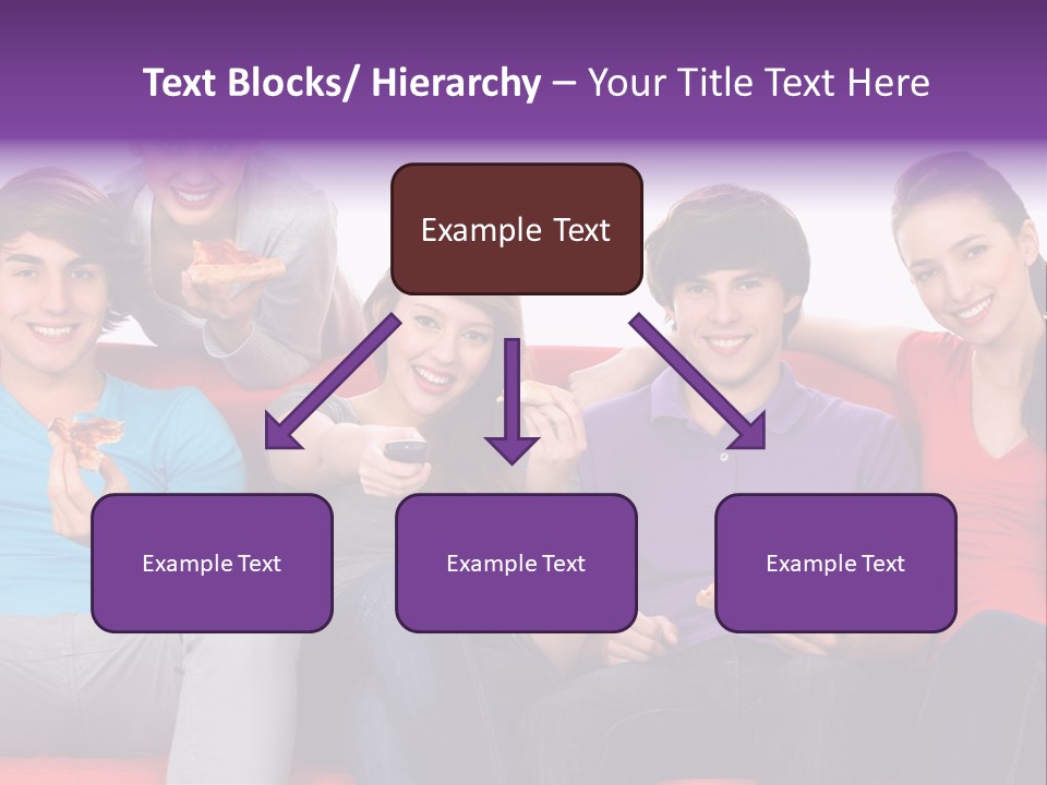 Teen Couch Remote PowerPoint Template