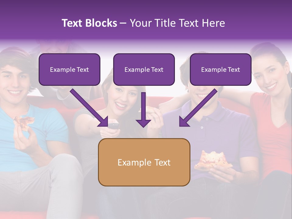 Teen Couch Remote PowerPoint Template