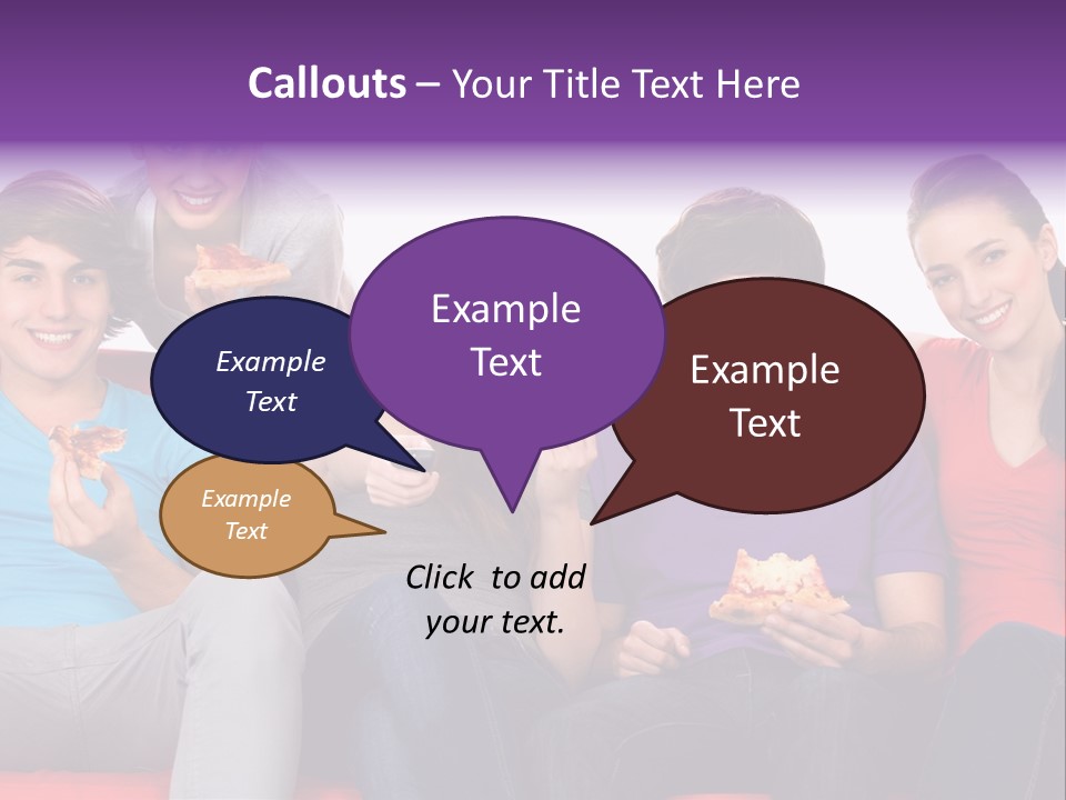 Teen Couch Remote PowerPoint Template