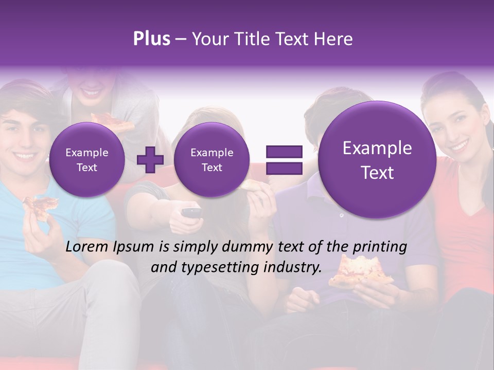 Teen Couch Remote PowerPoint Template