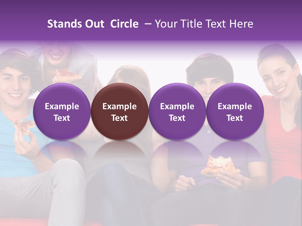 Teen Couch Remote PowerPoint Template