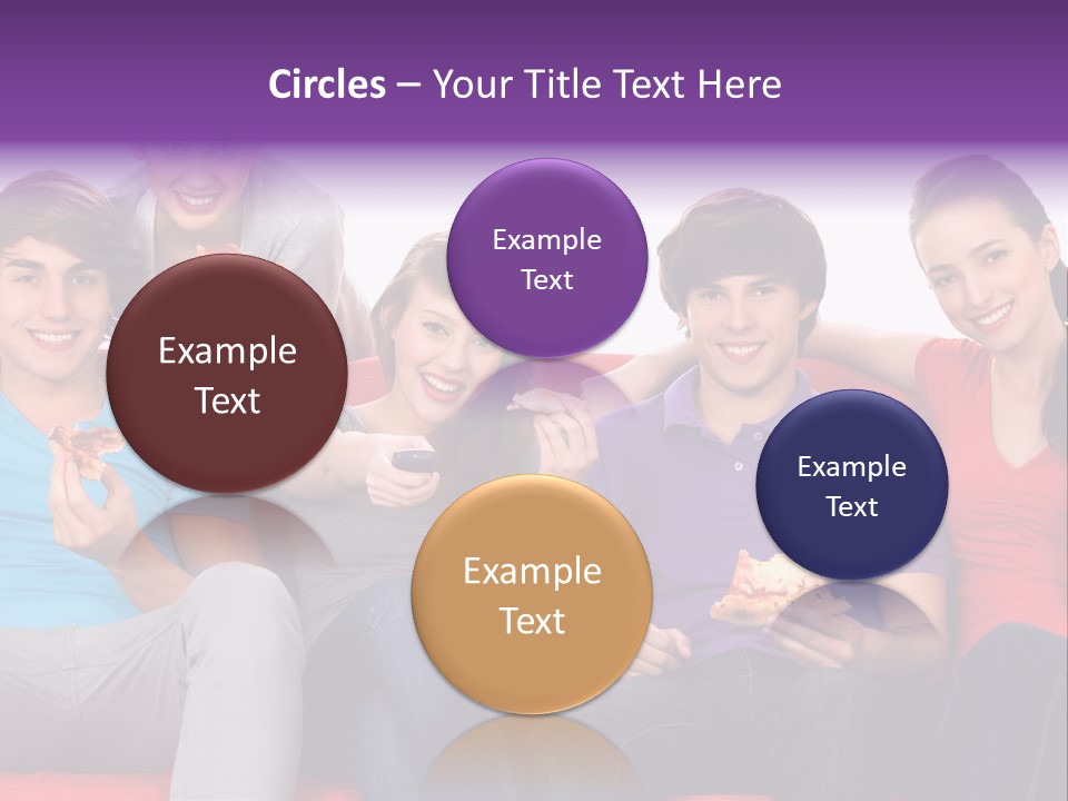 Teen Couch Remote PowerPoint Template