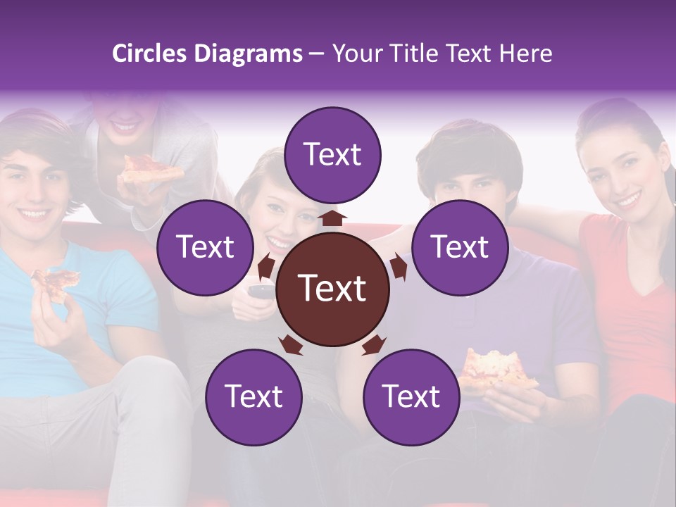 Teen Couch Remote PowerPoint Template