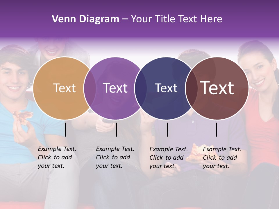 Teen Couch Remote PowerPoint Template