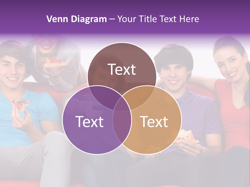 Teen Couch Remote PowerPoint Template
