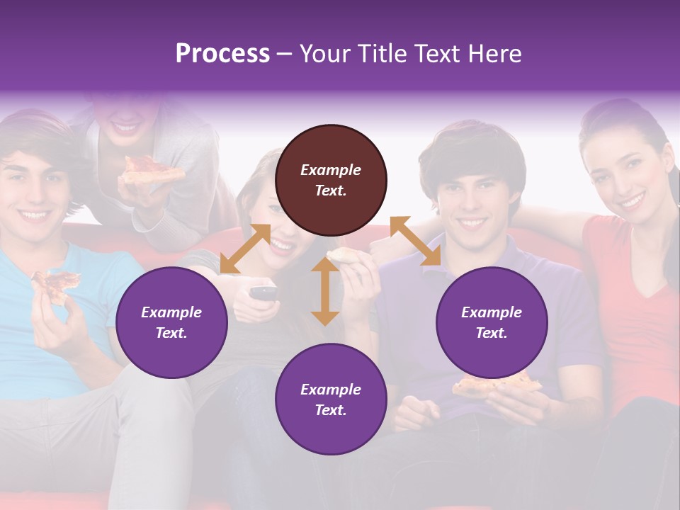 Teen Couch Remote PowerPoint Template