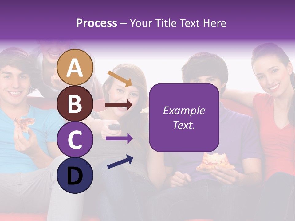 Teen Couch Remote PowerPoint Template