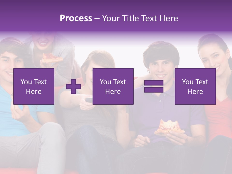 Teen Couch Remote PowerPoint Template