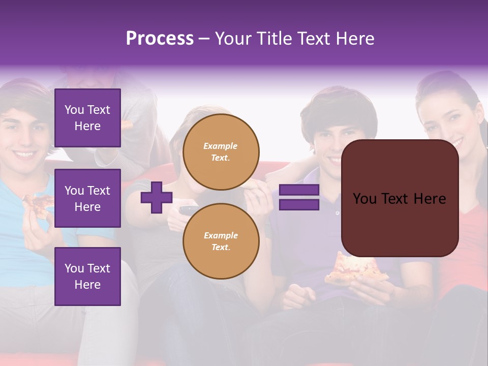 Teen Couch Remote PowerPoint Template