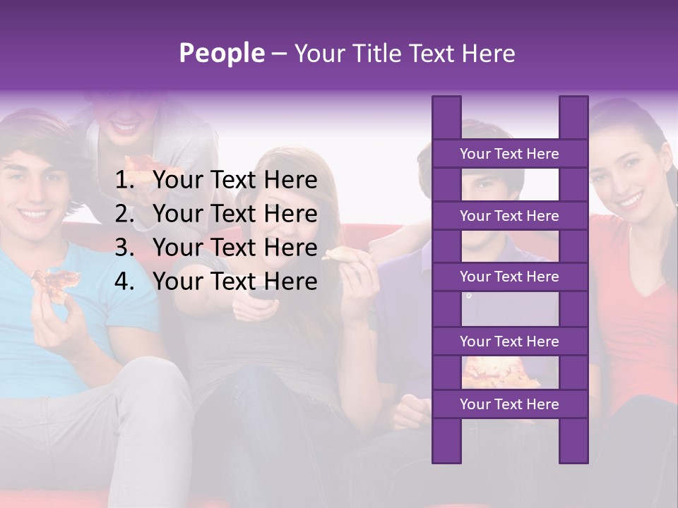 Teen Couch Remote PowerPoint Template