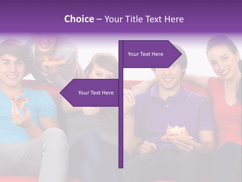 Teen Couch Remote PowerPoint Template