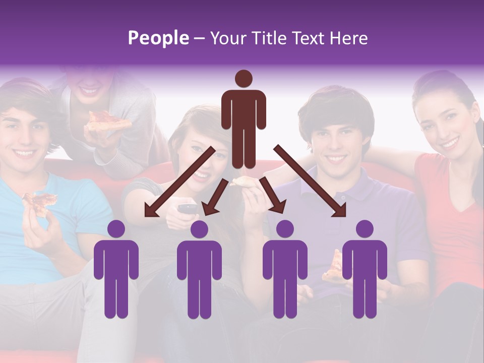 Teen Couch Remote PowerPoint Template