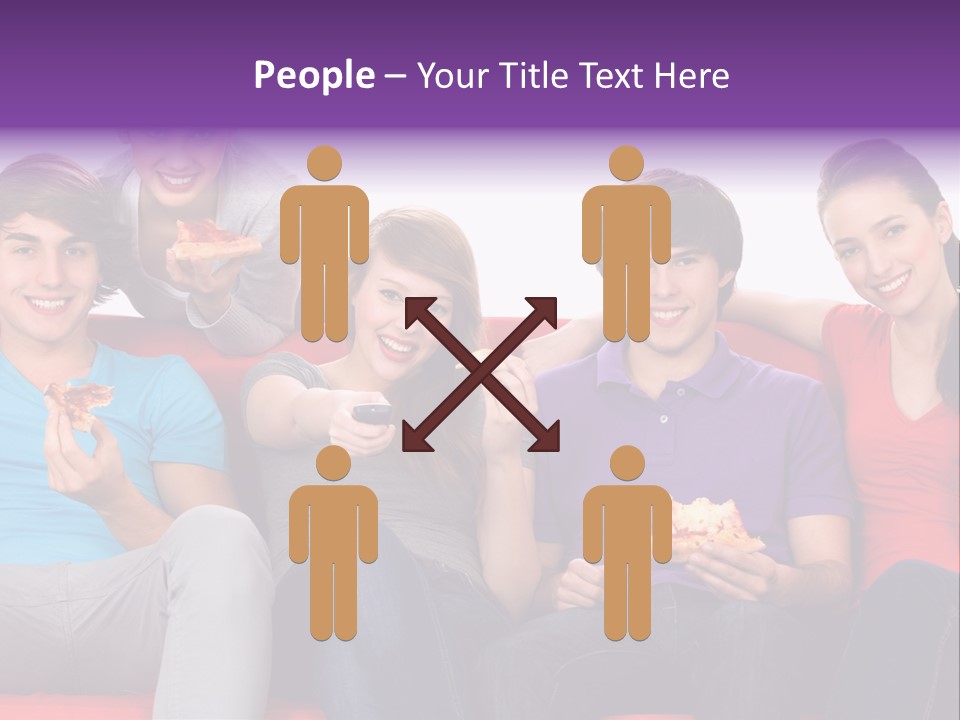 Teen Couch Remote PowerPoint Template