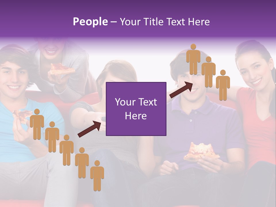 Teen Couch Remote PowerPoint Template