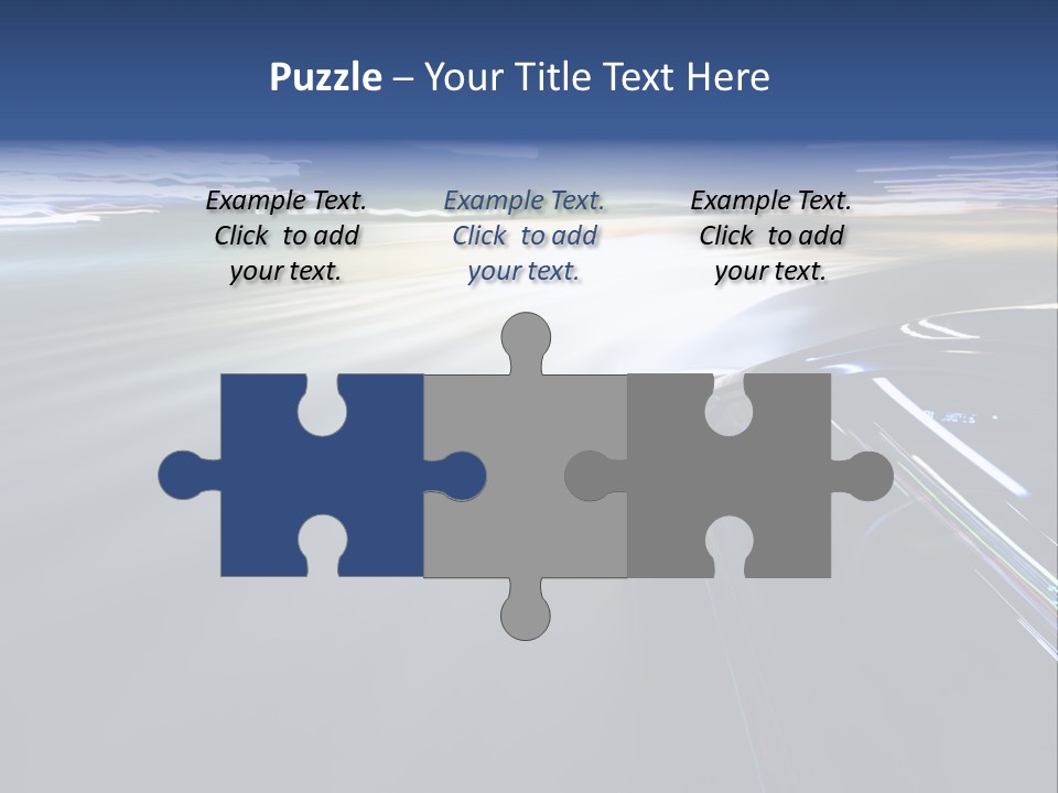 Abstract Velocity Speedometer PowerPoint Template