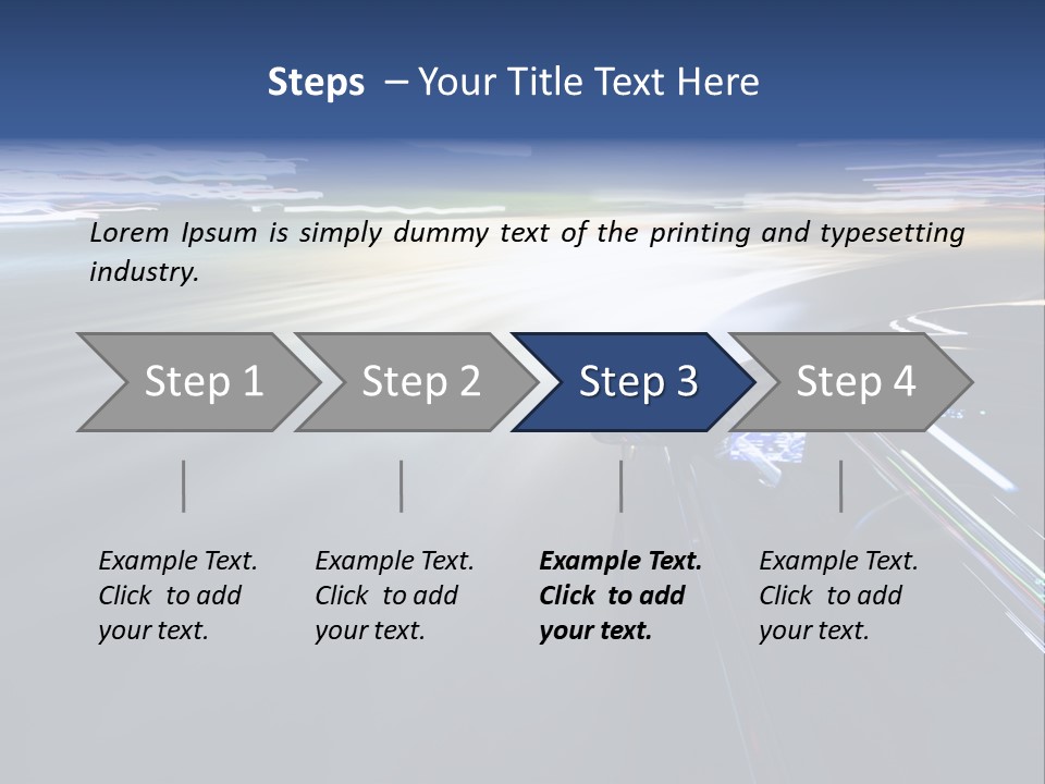 Abstract Velocity Speedometer PowerPoint Template