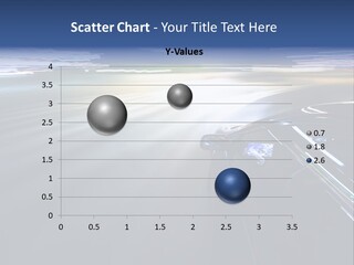 Abstract Velocity Speedometer PowerPoint Template