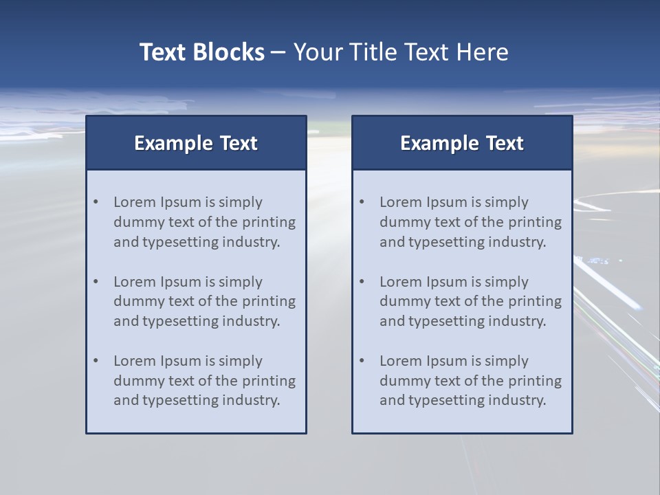 Abstract Velocity Speedometer PowerPoint Template