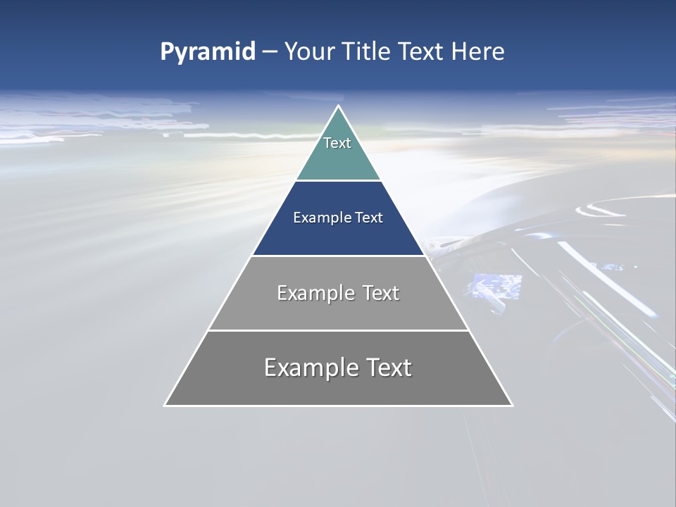 Abstract Velocity Speedometer PowerPoint Template