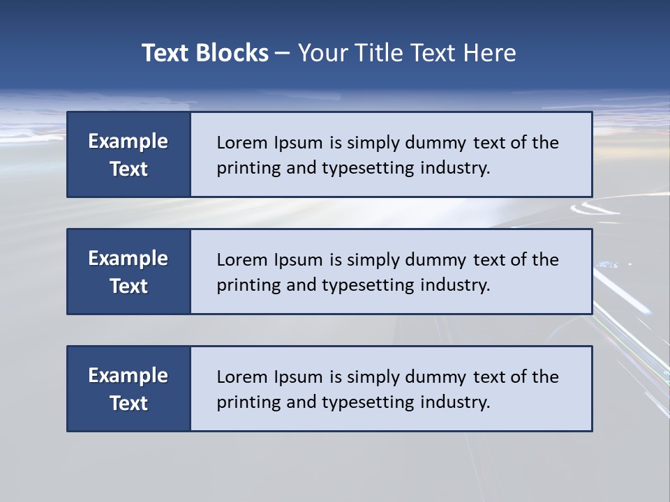 Abstract Velocity Speedometer PowerPoint Template