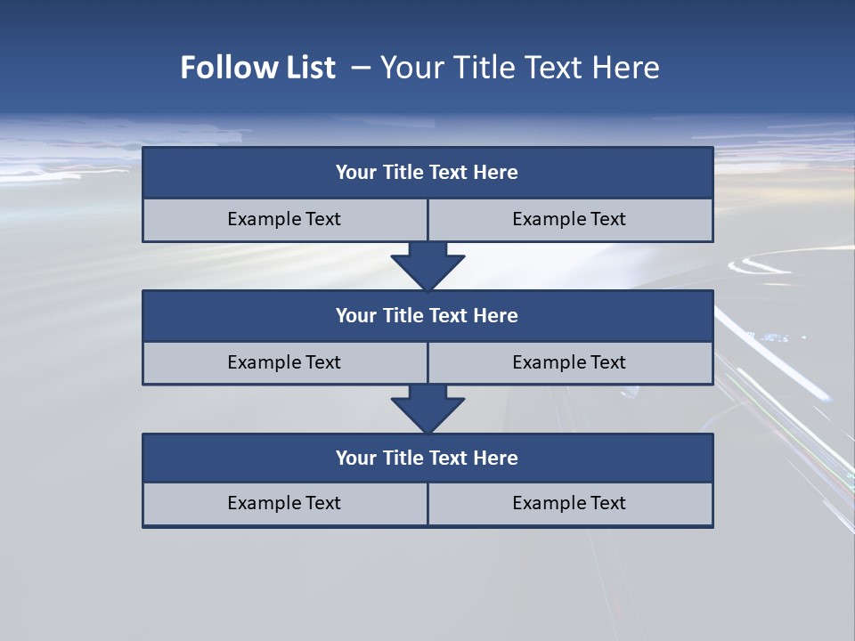 Abstract Velocity Speedometer PowerPoint Template
