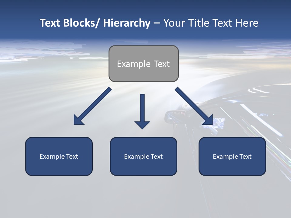Abstract Velocity Speedometer PowerPoint Template