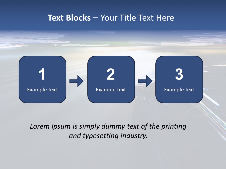 Abstract Velocity Speedometer PowerPoint Template