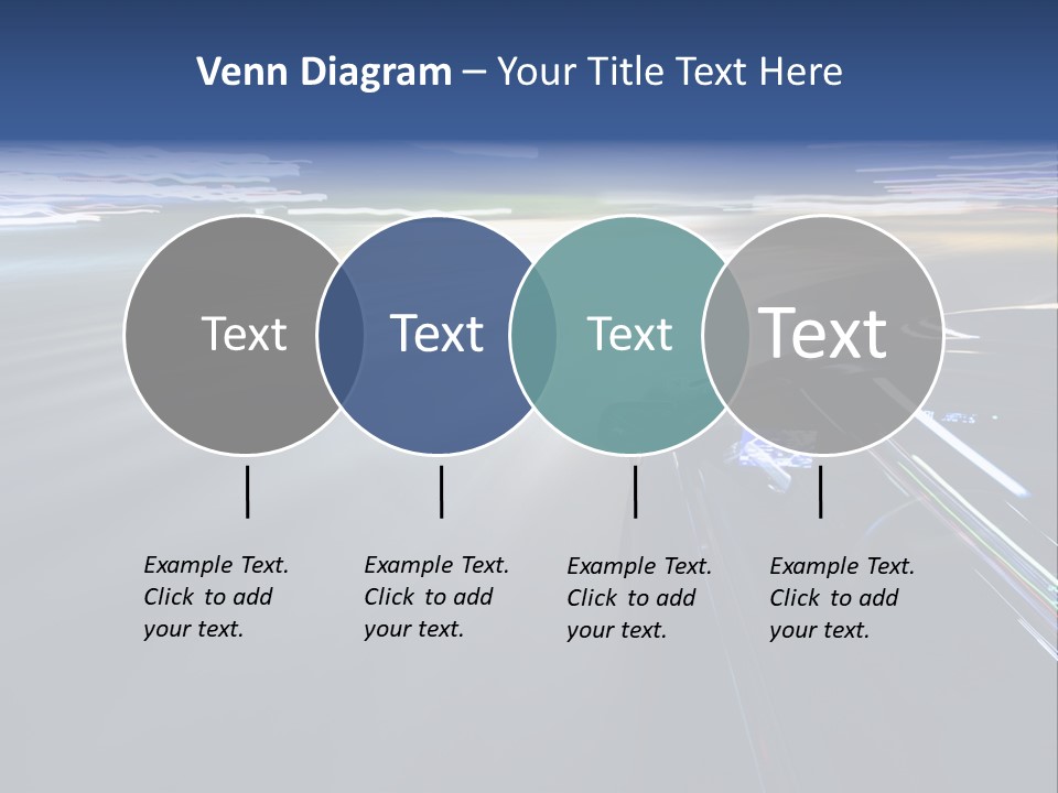 Abstract Velocity Speedometer PowerPoint Template