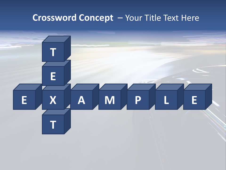 Abstract Velocity Speedometer PowerPoint Template