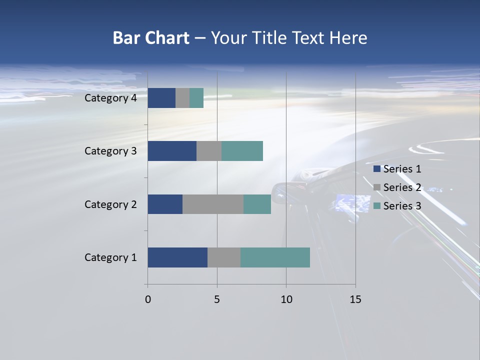 Abstract Velocity Speedometer PowerPoint Template