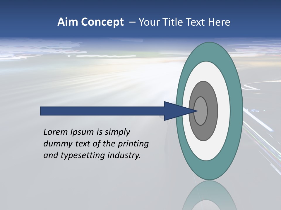 Abstract Velocity Speedometer PowerPoint Template