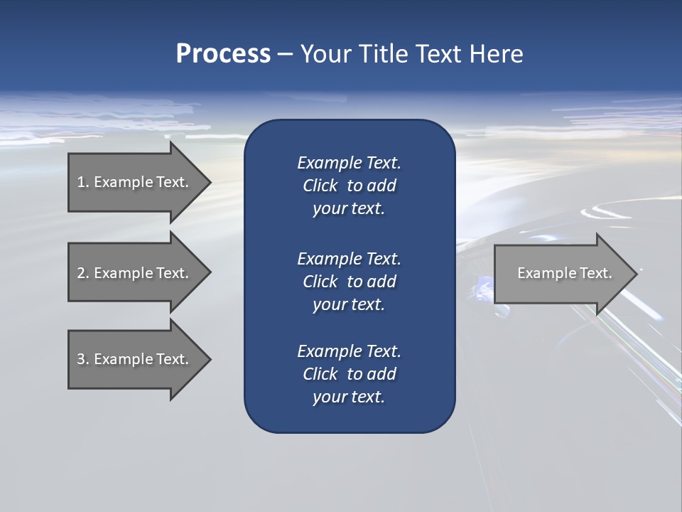 Abstract Velocity Speedometer PowerPoint Template