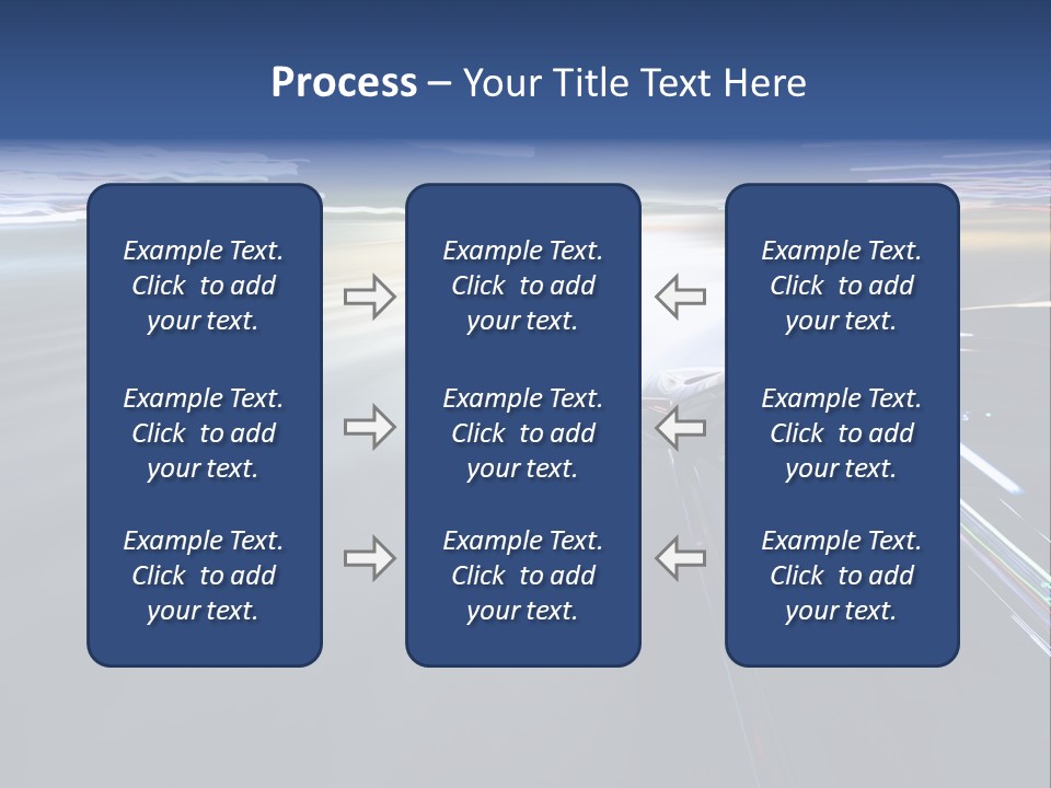 Abstract Velocity Speedometer PowerPoint Template