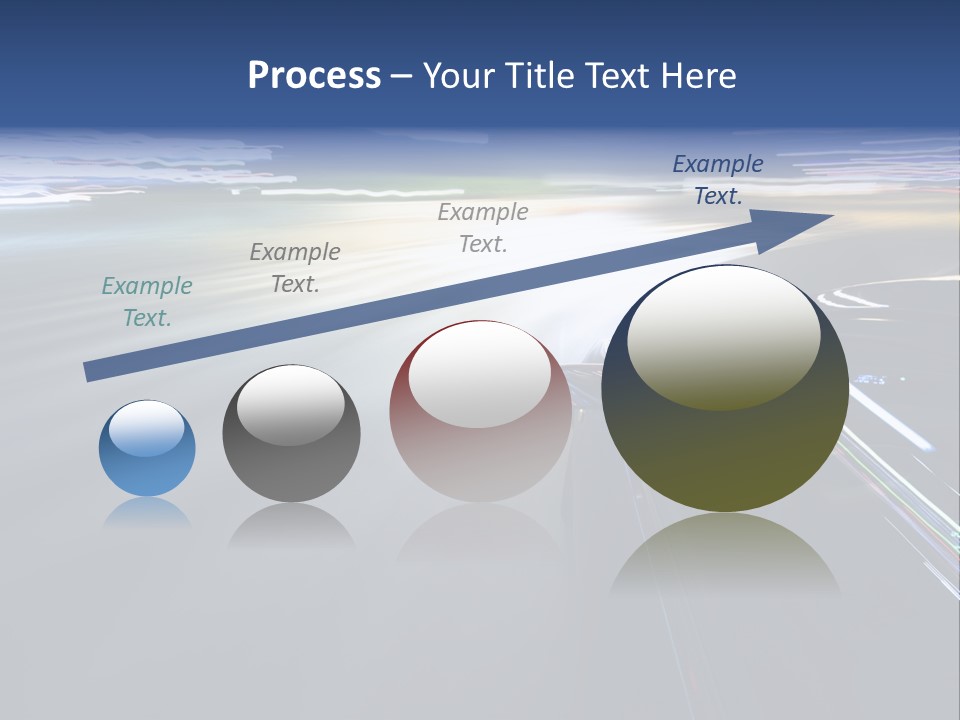Abstract Velocity Speedometer PowerPoint Template
