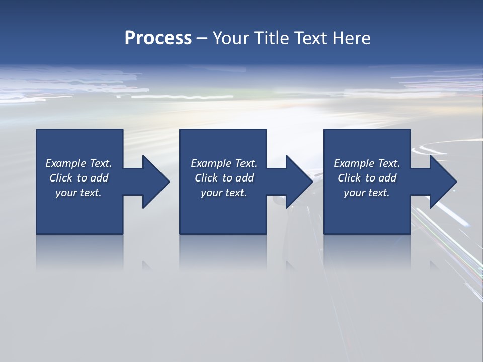 Abstract Velocity Speedometer PowerPoint Template