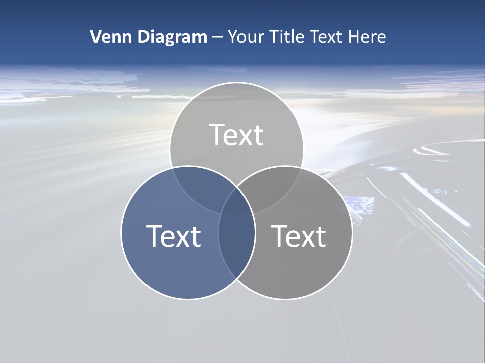 Abstract Velocity Speedometer PowerPoint Template