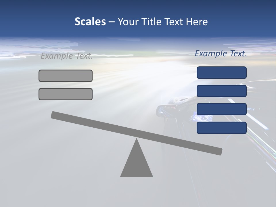 Abstract Velocity Speedometer PowerPoint Template