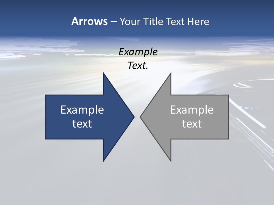 Abstract Velocity Speedometer PowerPoint Template