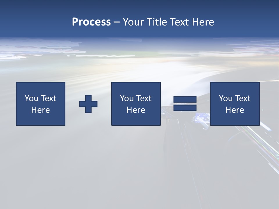 Abstract Velocity Speedometer PowerPoint Template