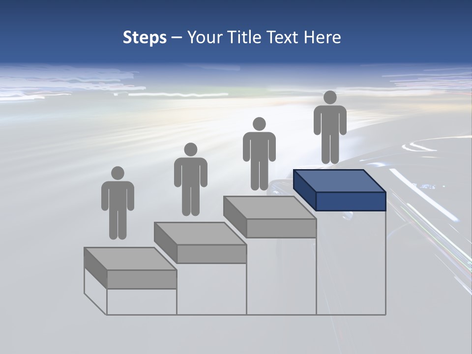 Abstract Velocity Speedometer PowerPoint Template