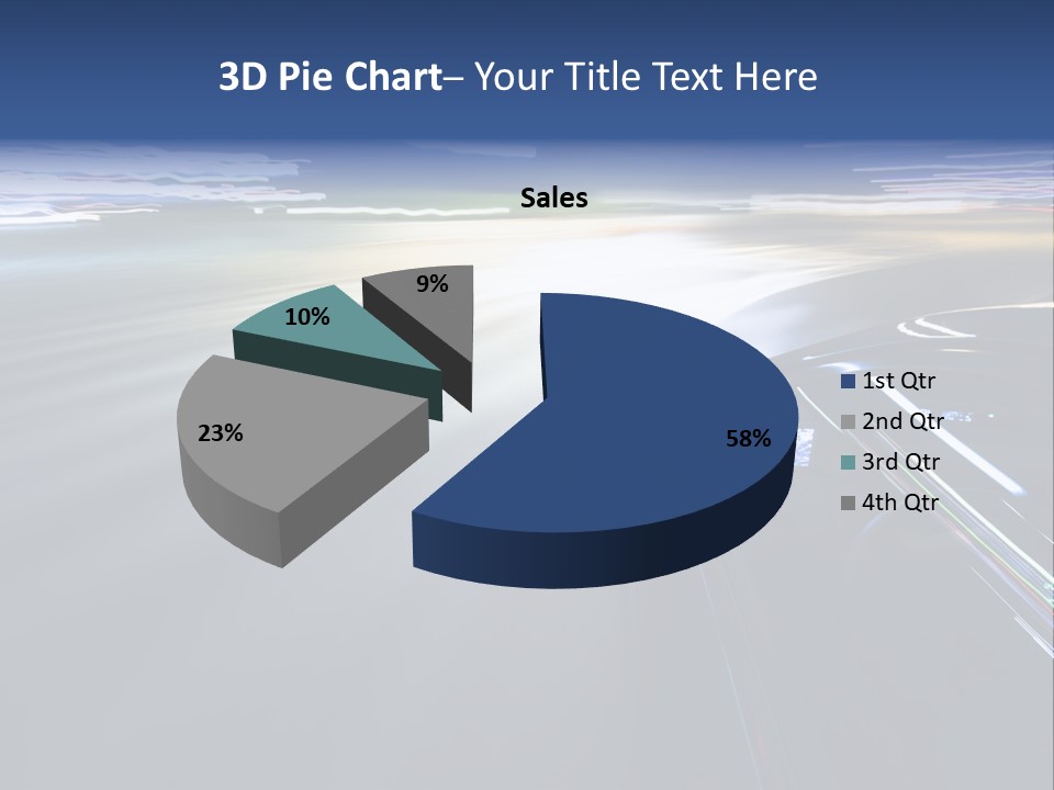 Abstract Velocity Speedometer PowerPoint Template