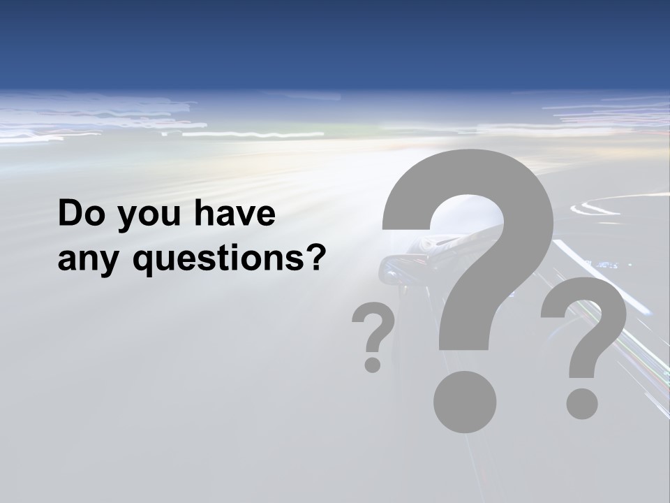 Abstract Velocity Speedometer PowerPoint Template