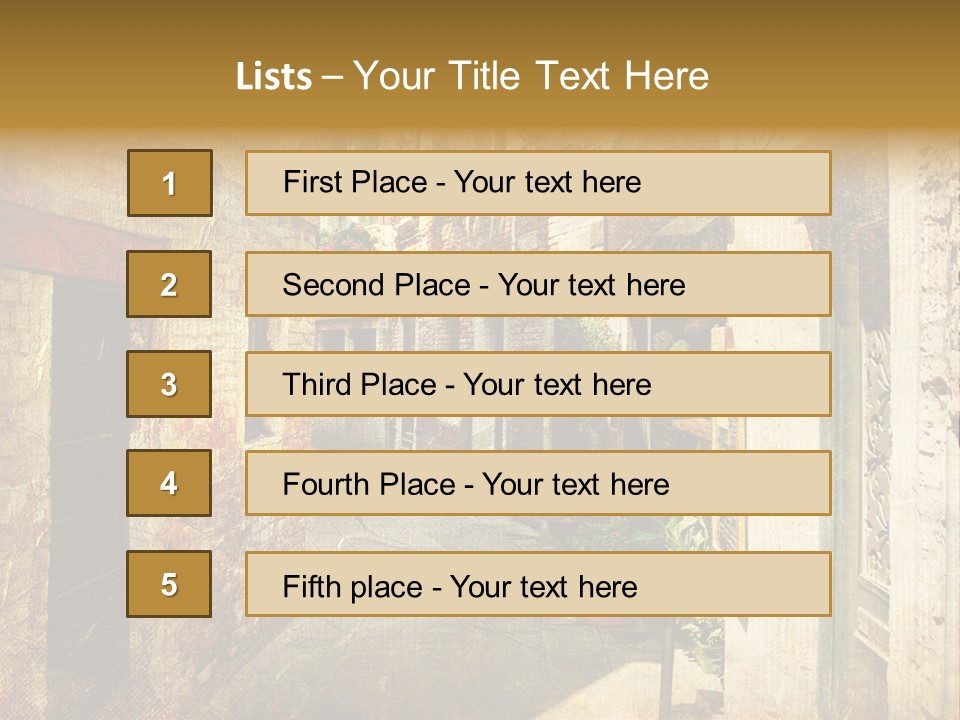 Artwork View Landmark PowerPoint Template