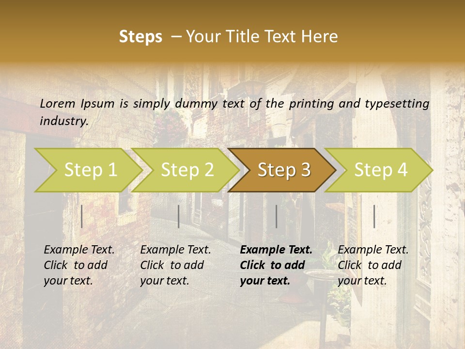 Artwork View Landmark PowerPoint Template