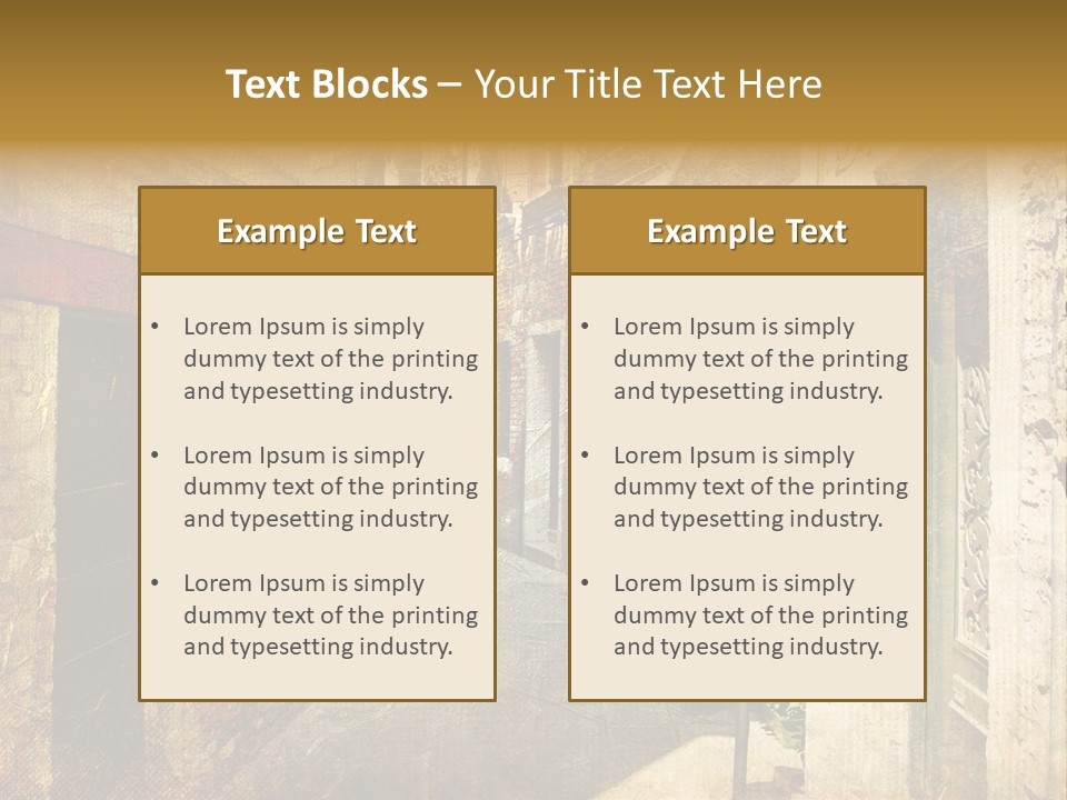 Artwork View Landmark PowerPoint Template