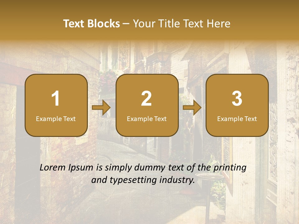 Artwork View Landmark PowerPoint Template