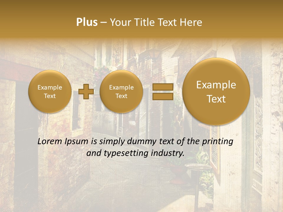 Artwork View Landmark PowerPoint Template