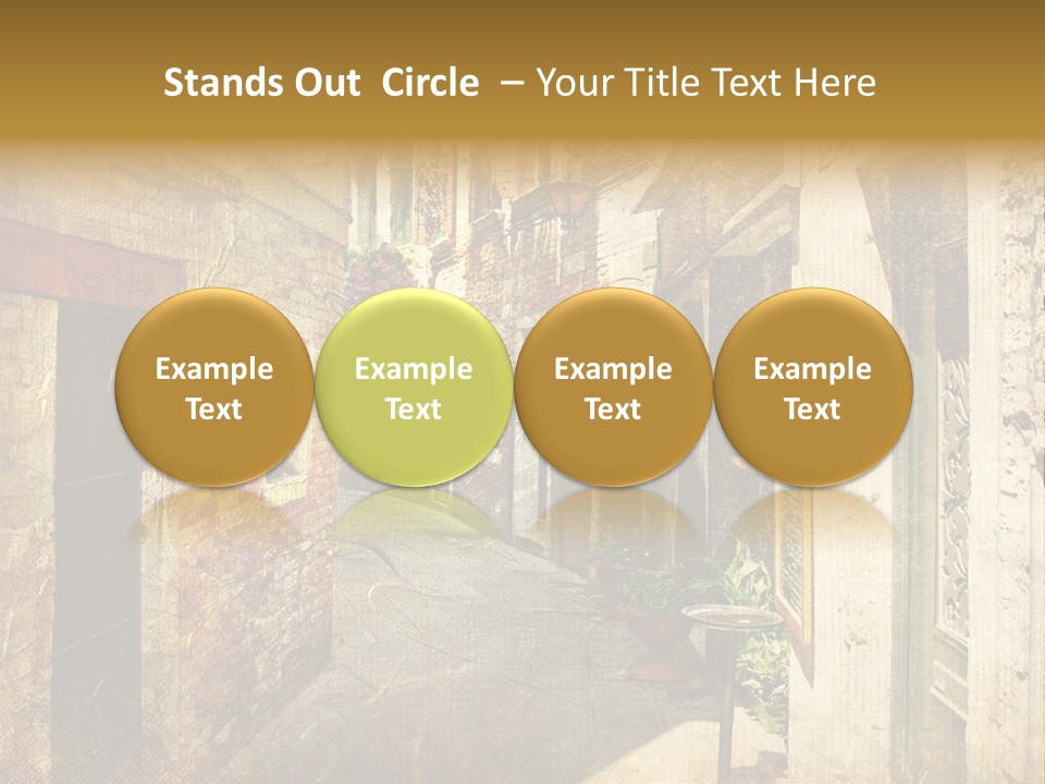 Artwork View Landmark PowerPoint Template